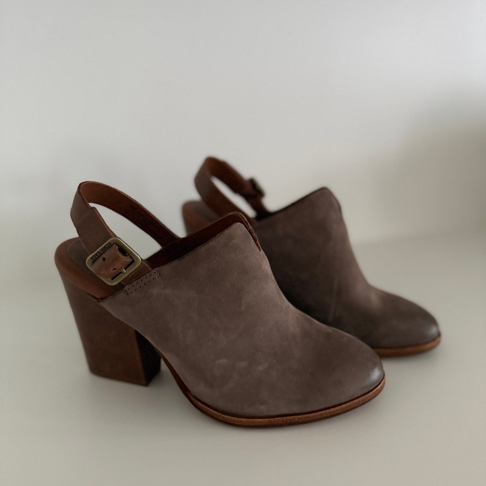 Kork-Ease Brown Slingback Heels size-6